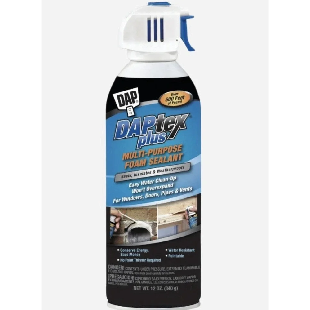 DAP 18836 12oz Daptex Plus Multi-Purpose Expanding Foam Sealant-1PK New Sealed